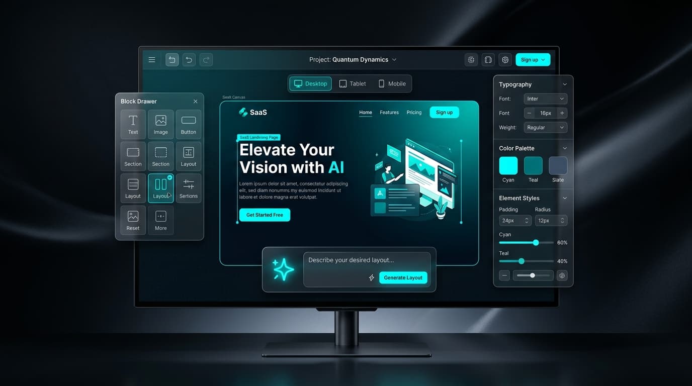 Flickmax Visual Website Builder Studio